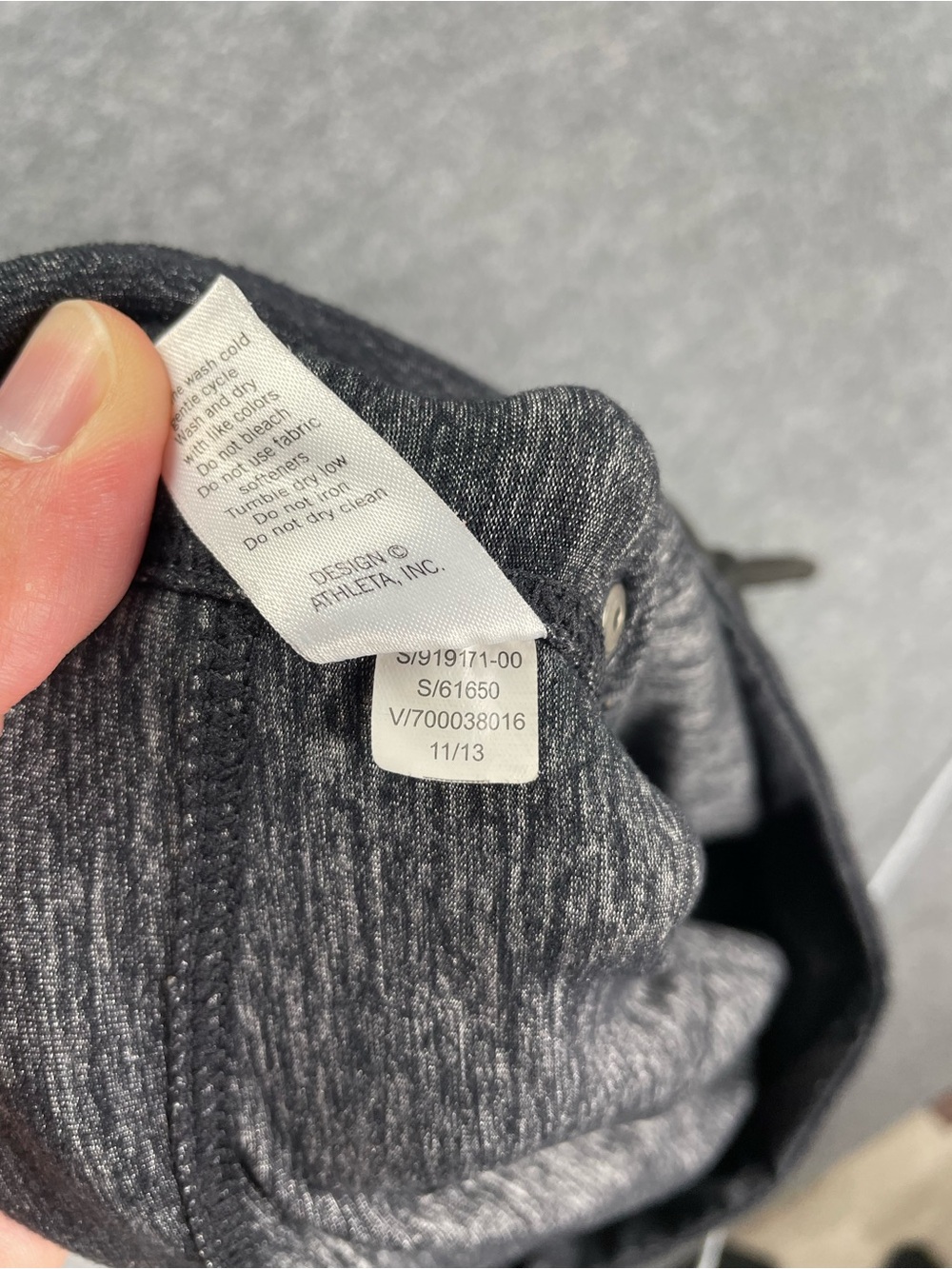 Athleta Bettona Boyfriend Jogger Pants Black/Gray Size XS Stretch Athleisure - Picture 9 of 9